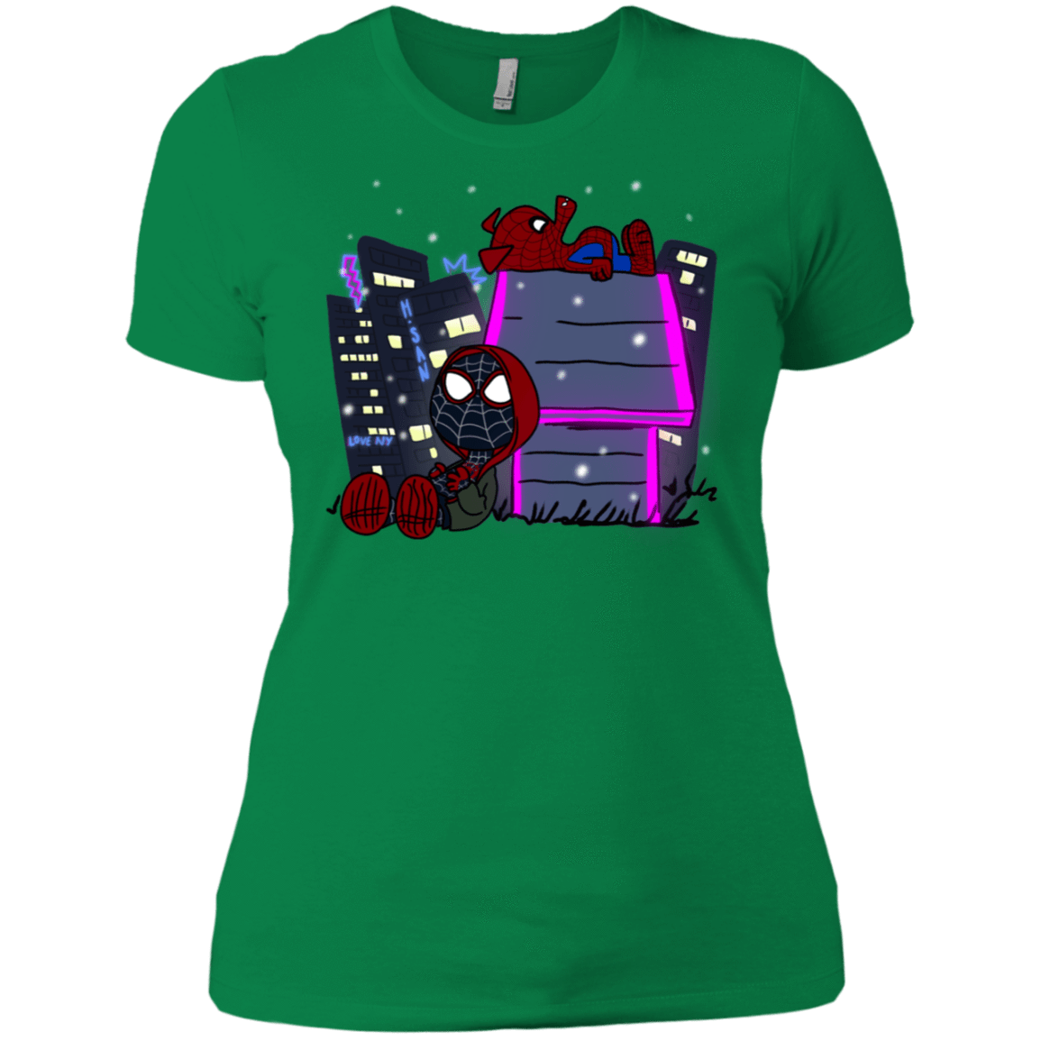 T-Shirts Kelly Green / X-Small Miles and Porker Women's Premium T-Shirt