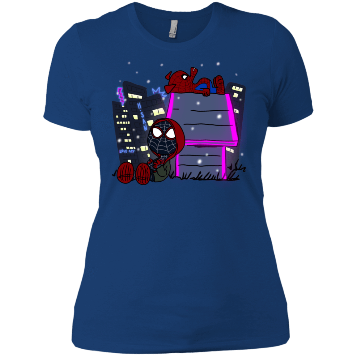 T-Shirts Royal / X-Small Miles and Porker Women's Premium T-Shirt