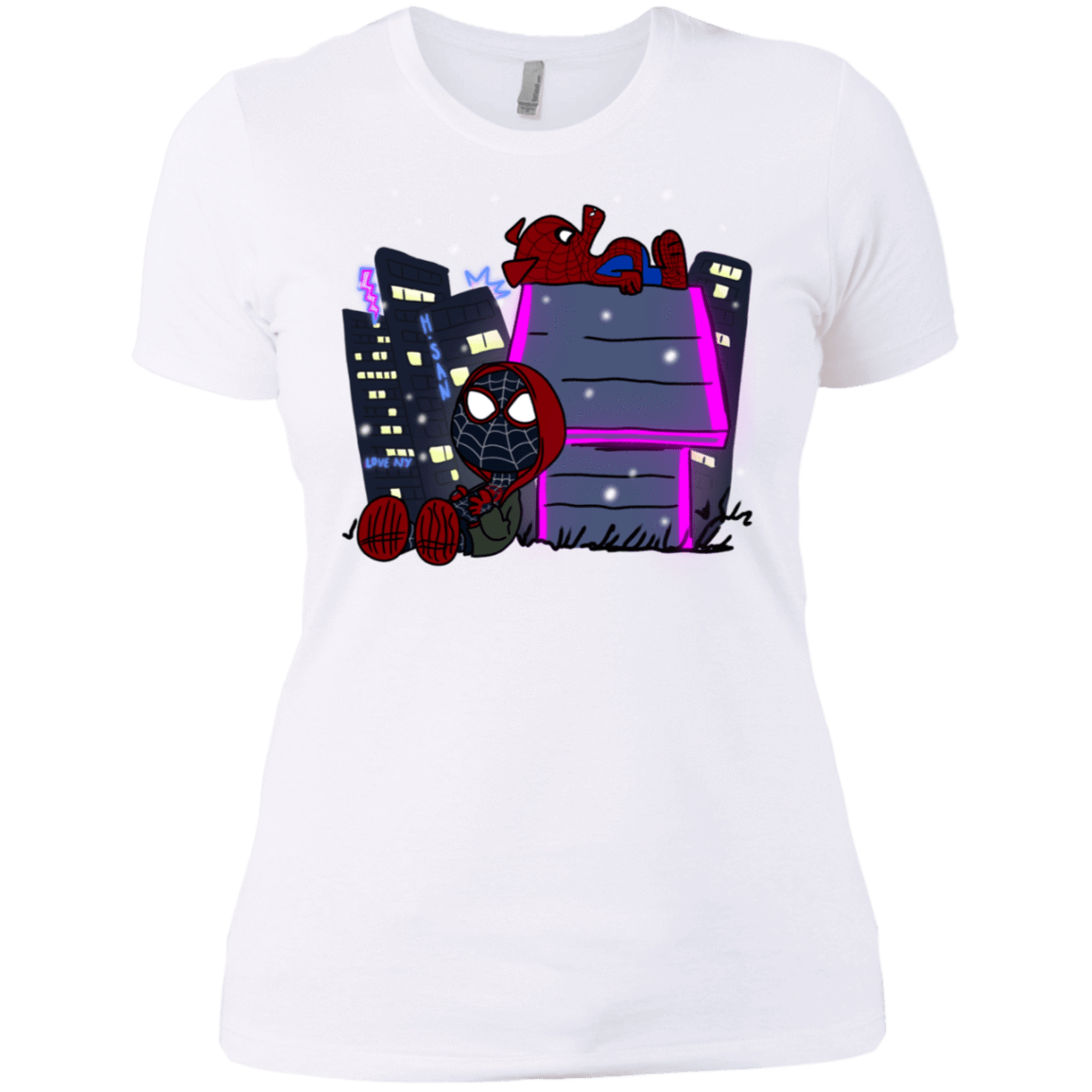 T-Shirts White / X-Small Miles and Porker Women's Premium T-Shirt