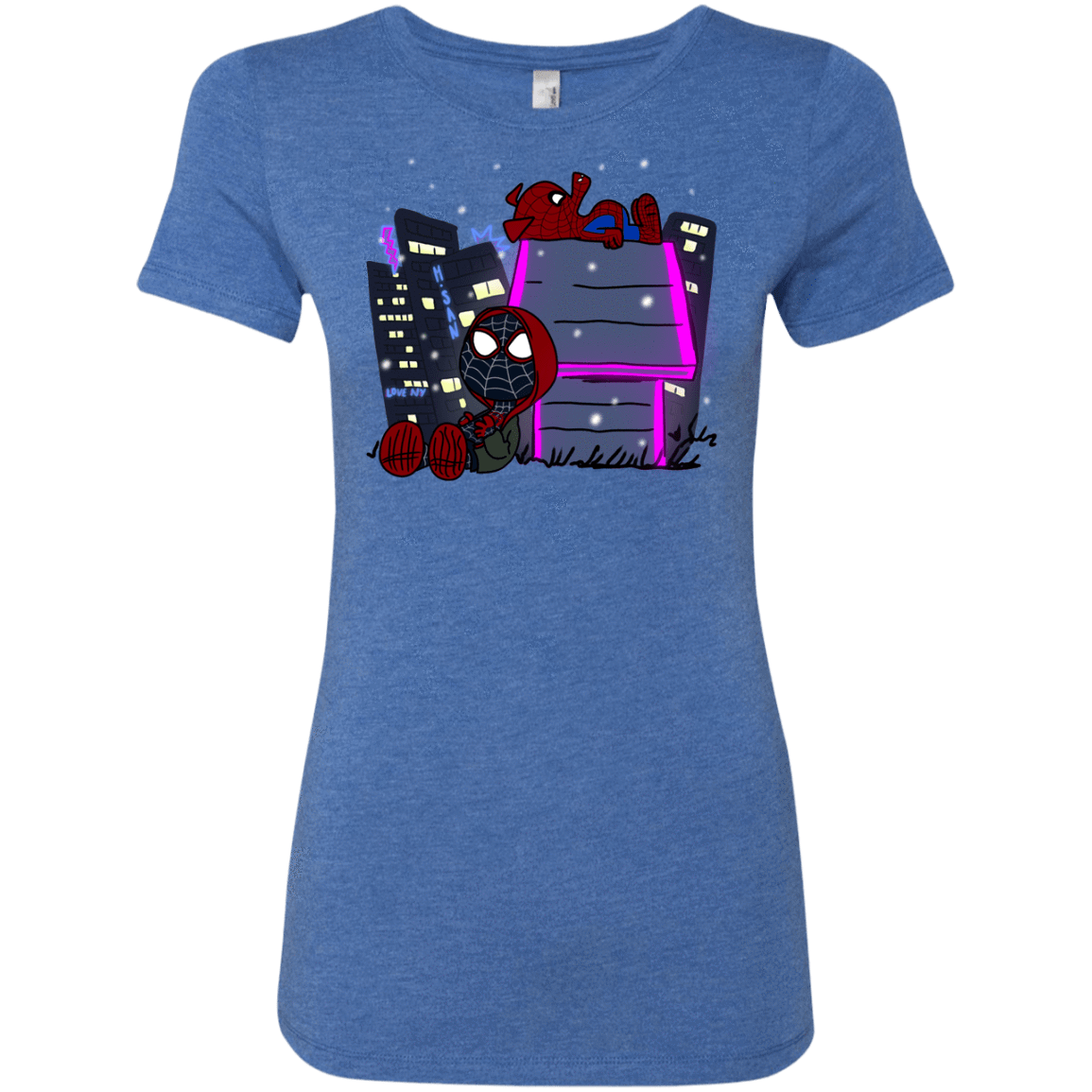 T-Shirts Vintage Royal / S Miles and Porker Women's Triblend T-Shirt