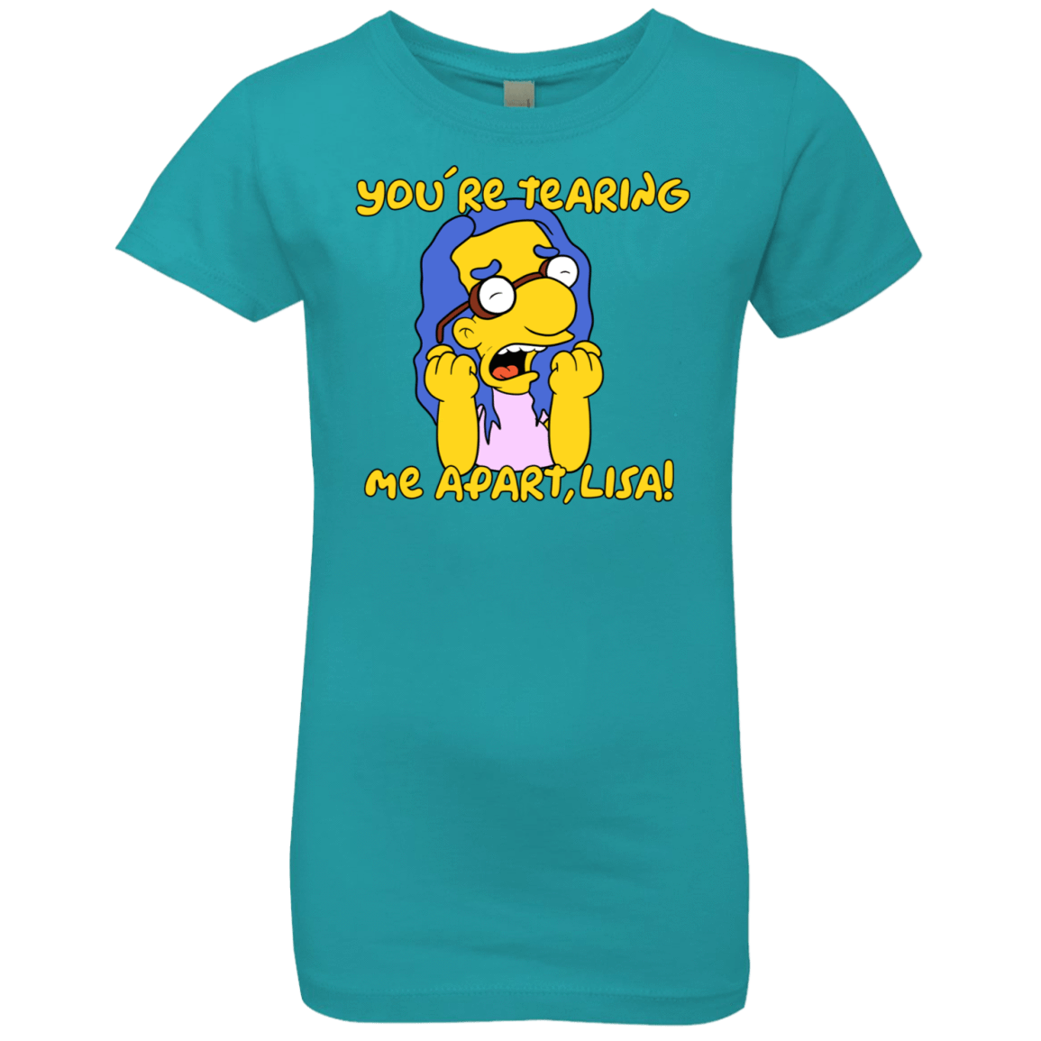 T-Shirts Tahiti Blue / YXS Milhouse Wiseau Girls Premium T-Shirt