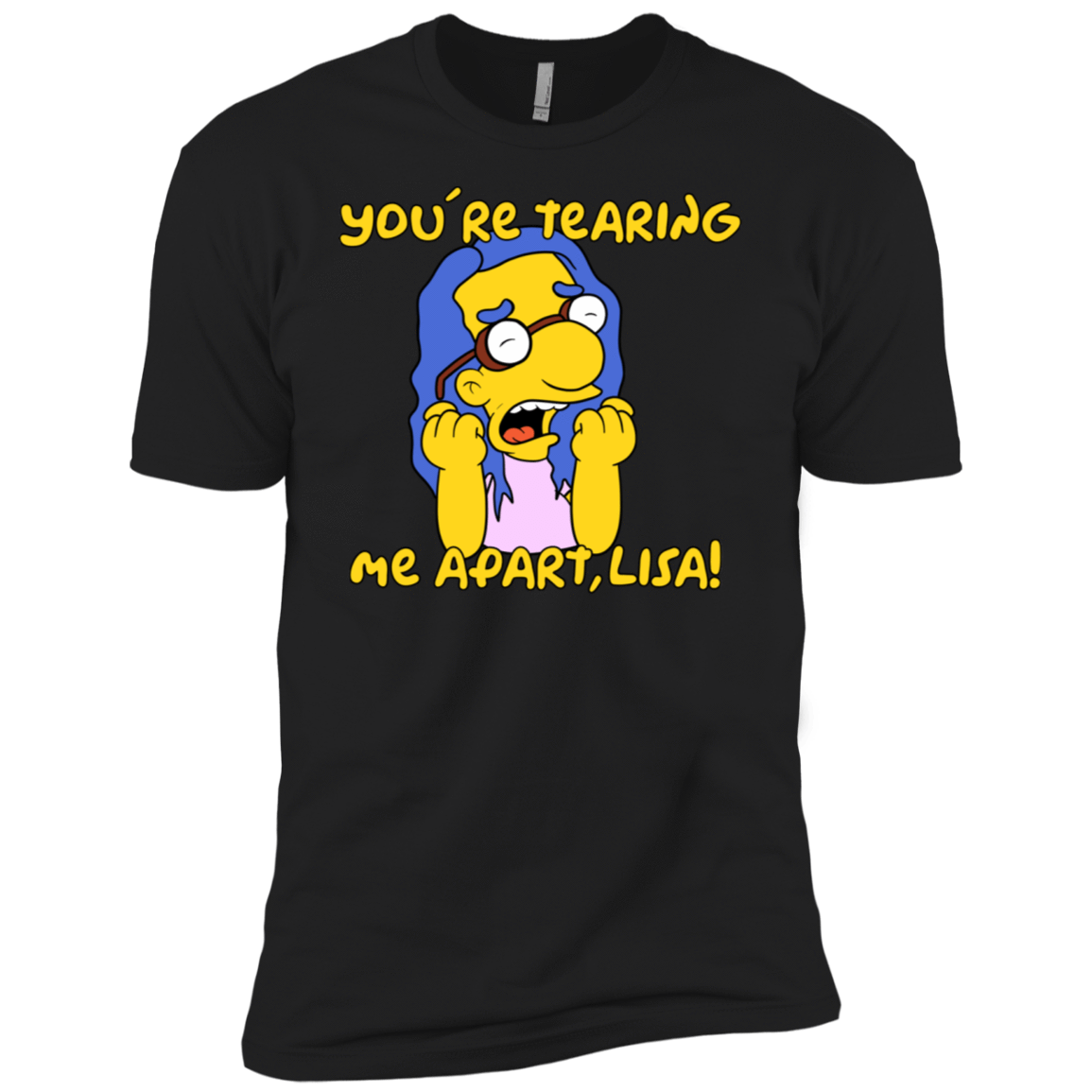 T-Shirts Black / X-Small Milhouse Wiseau Men's Premium T-Shirt