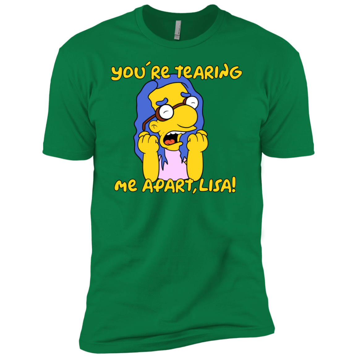 T-Shirts Kelly Green / X-Small Milhouse Wiseau Men's Premium T-Shirt