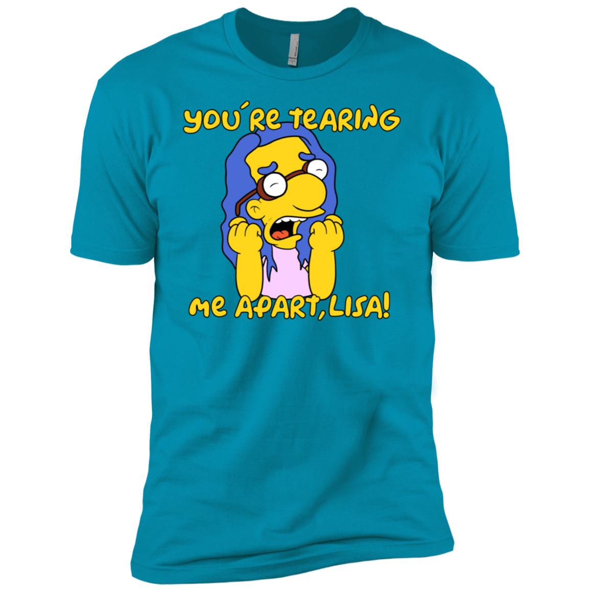 T-Shirts Turquoise / X-Small Milhouse Wiseau Men's Premium T-Shirt