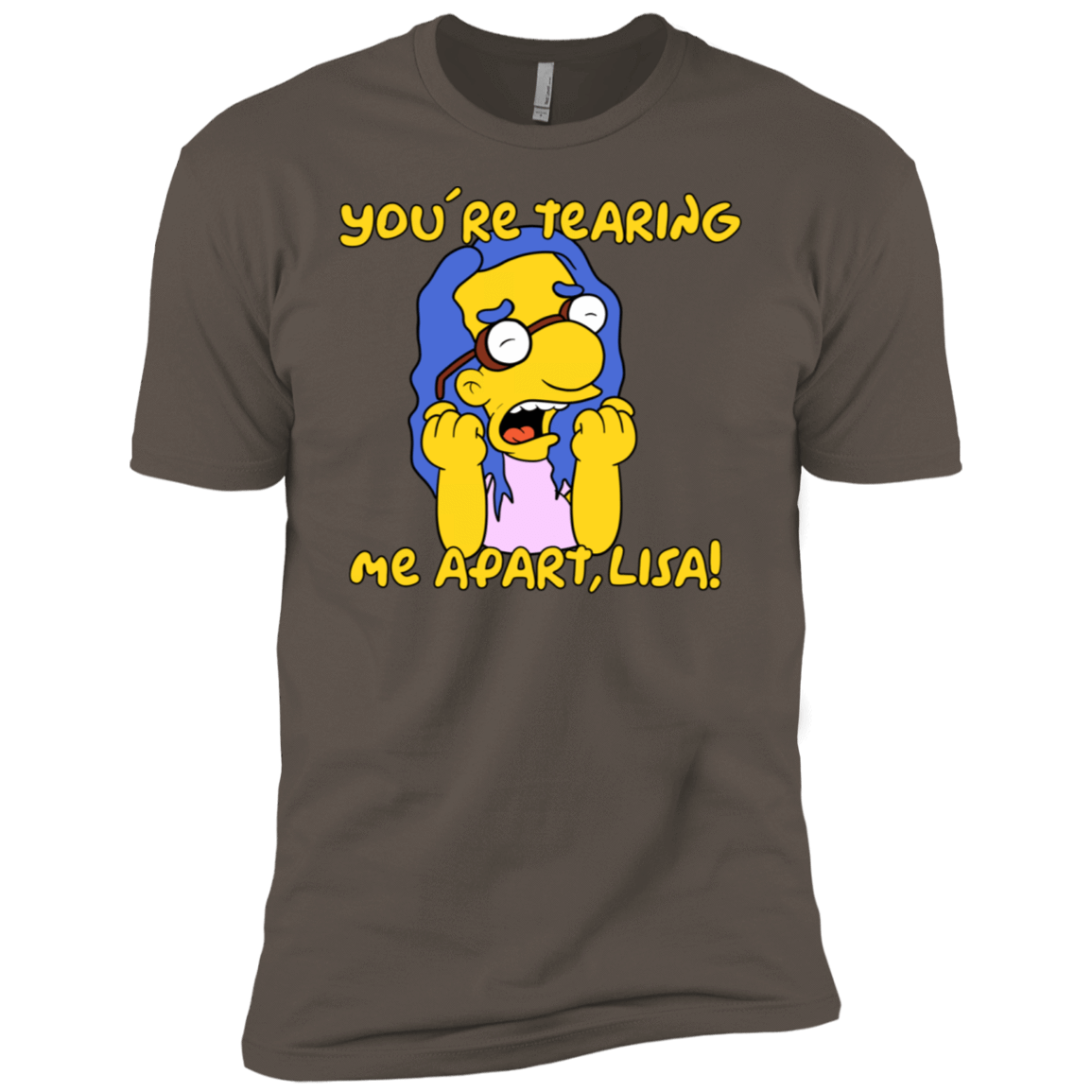 T-Shirts Warm Grey / X-Small Milhouse Wiseau Men's Premium T-Shirt
