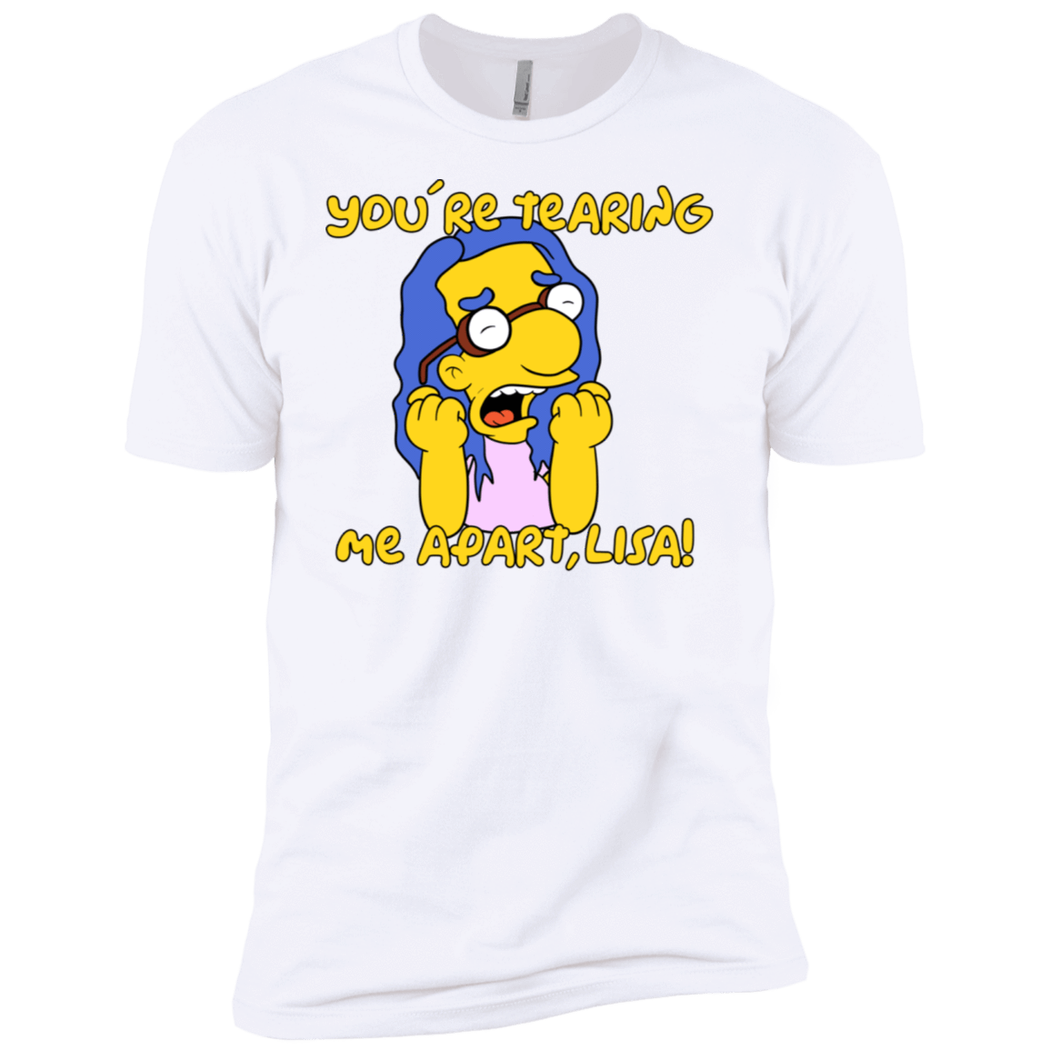 T-Shirts White / X-Small Milhouse Wiseau Men's Premium T-Shirt