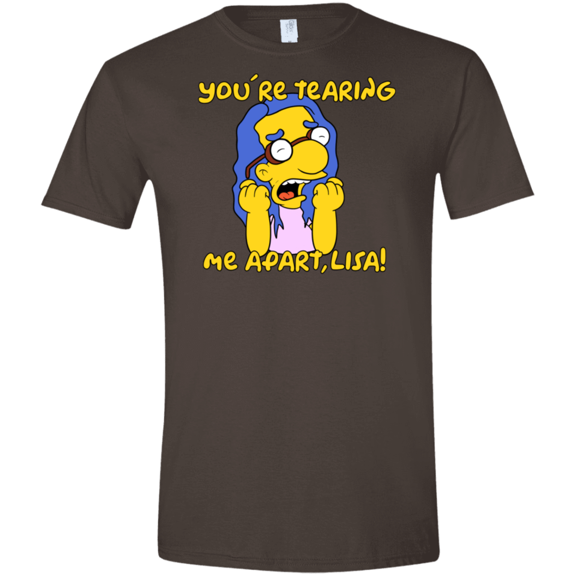 T-Shirts Dark Chocolate / S Milhouse Wiseau Men's Semi-Fitted Softstyle