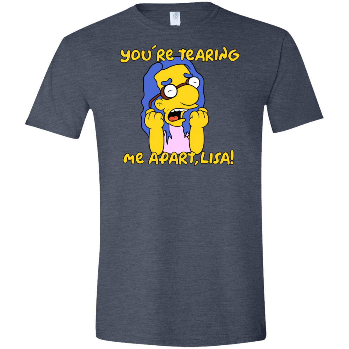 T-Shirts Heather Navy / S Milhouse Wiseau Men's Semi-Fitted Softstyle