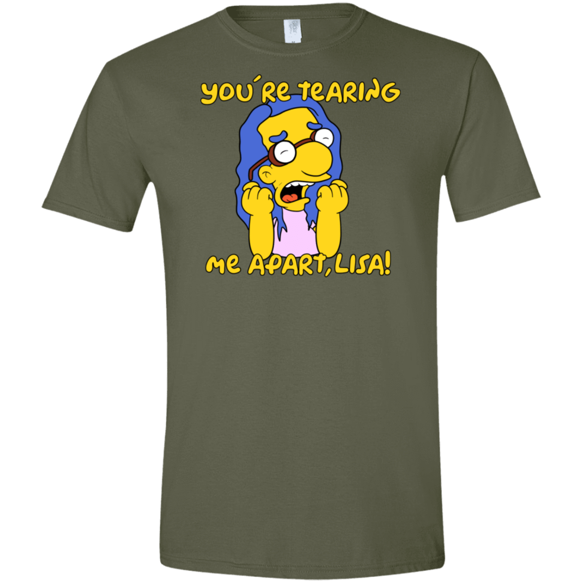 T-Shirts Military Green / S Milhouse Wiseau Men's Semi-Fitted Softstyle