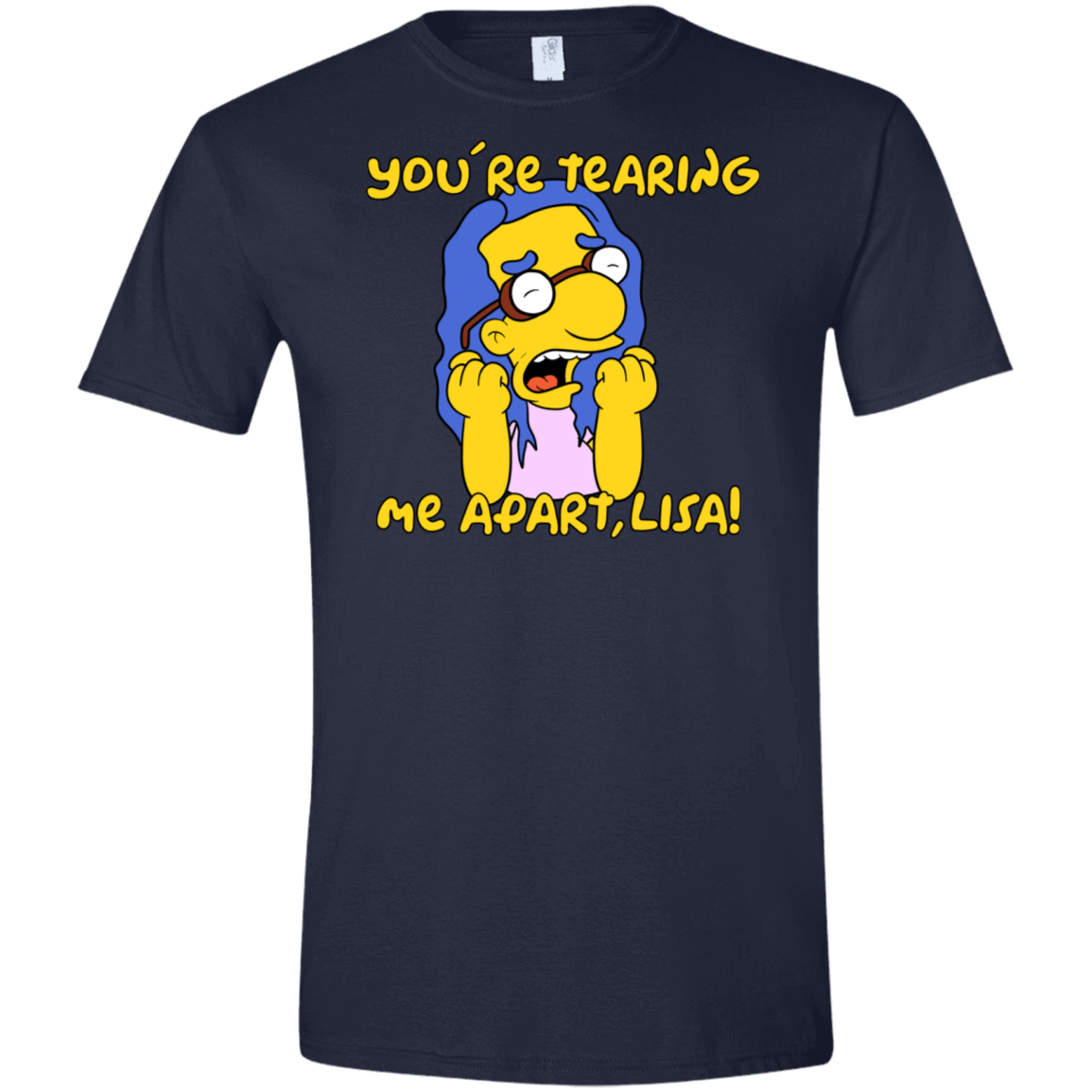 T-Shirts Navy / X-Small Milhouse Wiseau Men's Semi-Fitted Softstyle