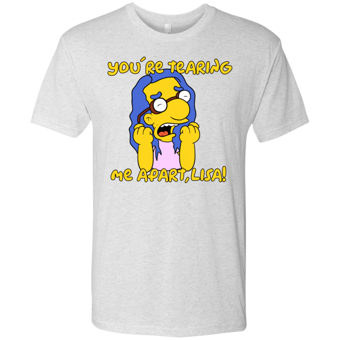 T-Shirts Heather White / S Milhouse Wiseau Men's Triblend T-Shirt