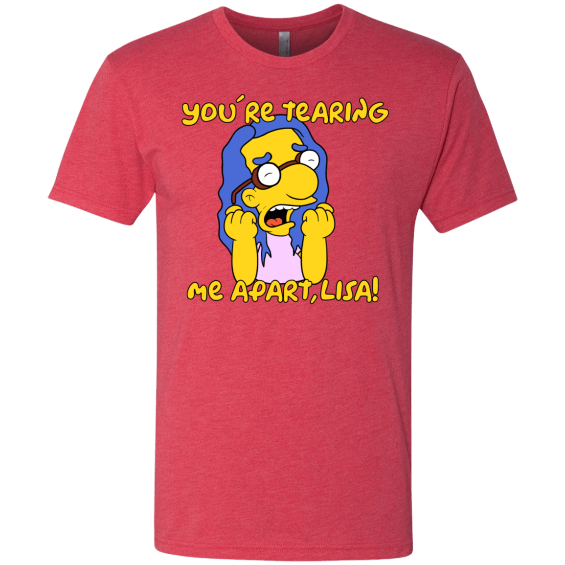 T-Shirts Vintage Red / S Milhouse Wiseau Men's Triblend T-Shirt