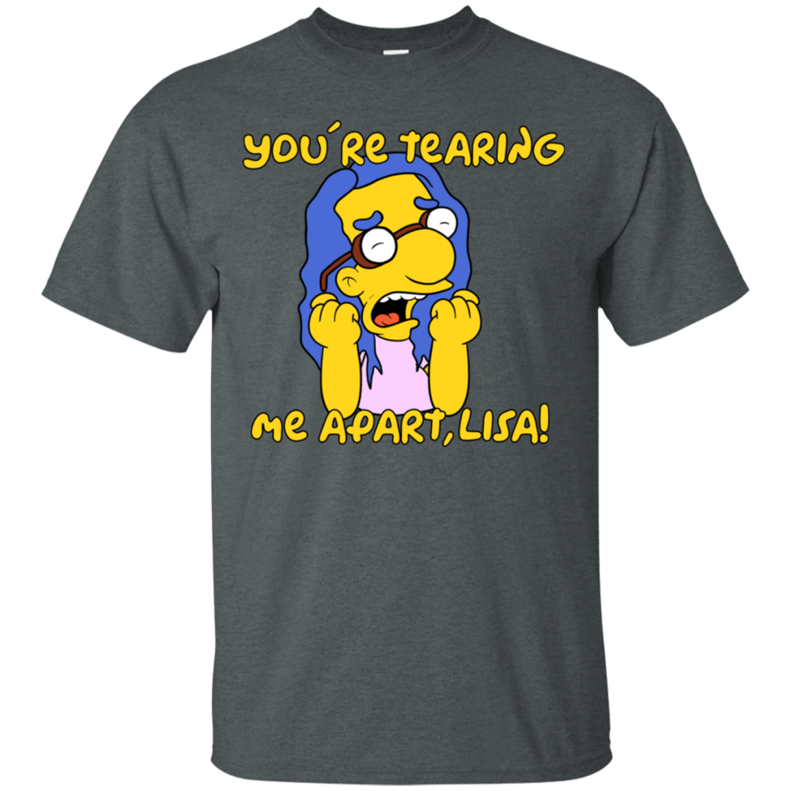 T-Shirts Dark Heather / S Milhouse Wiseau T-Shirt