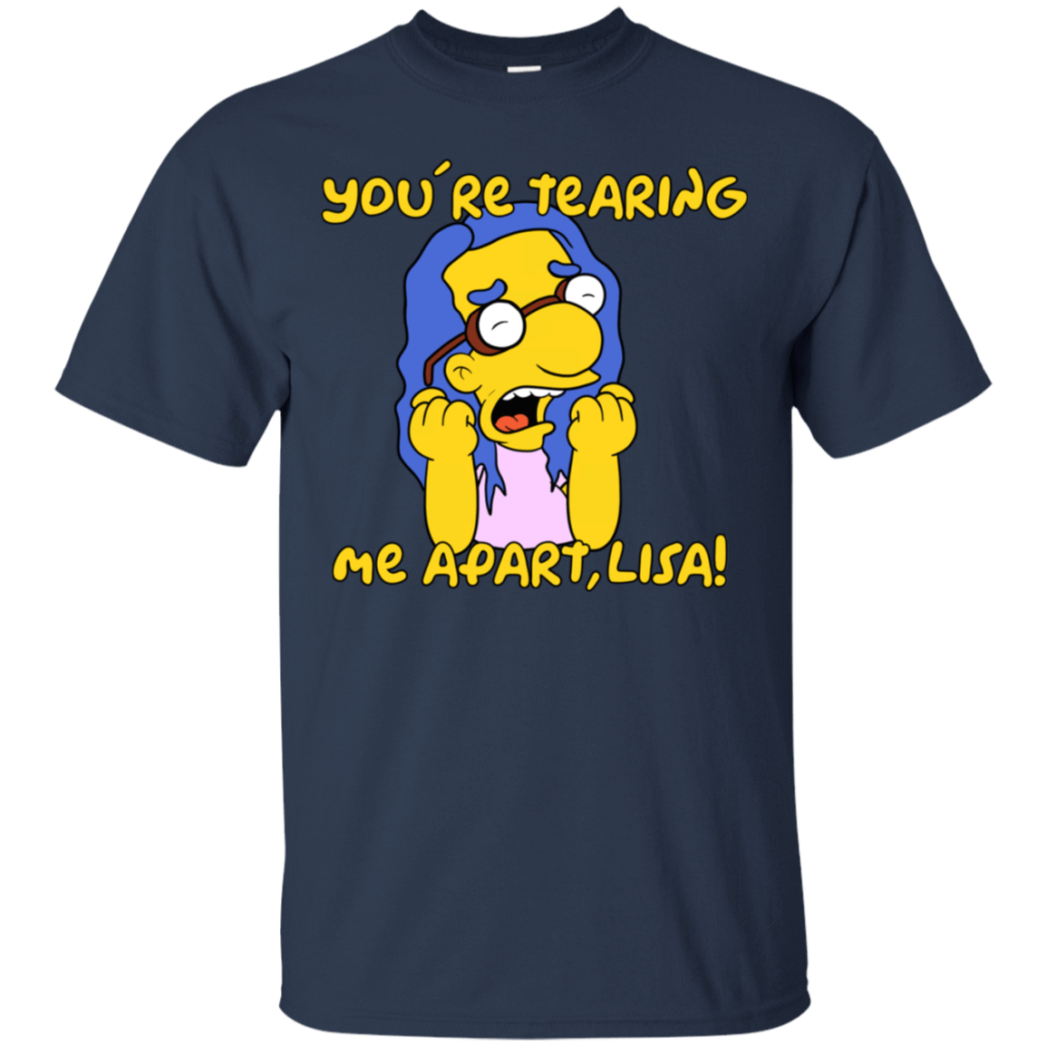 T-Shirts Navy / S Milhouse Wiseau T-Shirt