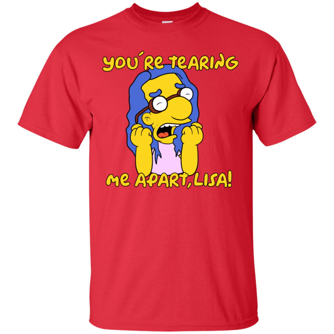 T-Shirts Red / S Milhouse Wiseau T-Shirt