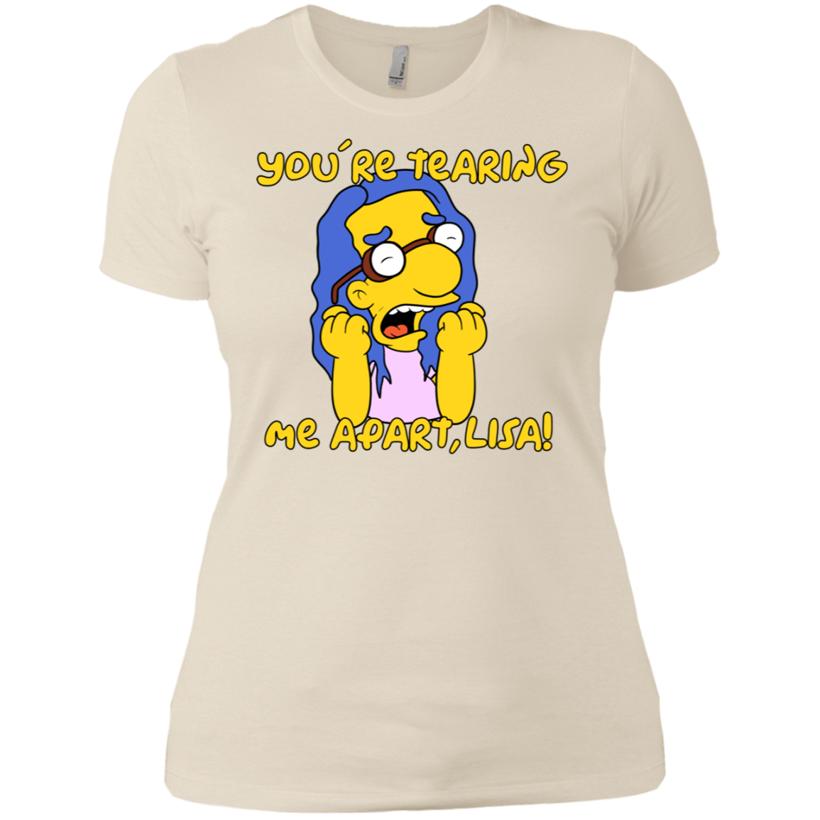 T-Shirts Ivory/ / X-Small Milhouse Wiseau Women's Premium T-Shirt