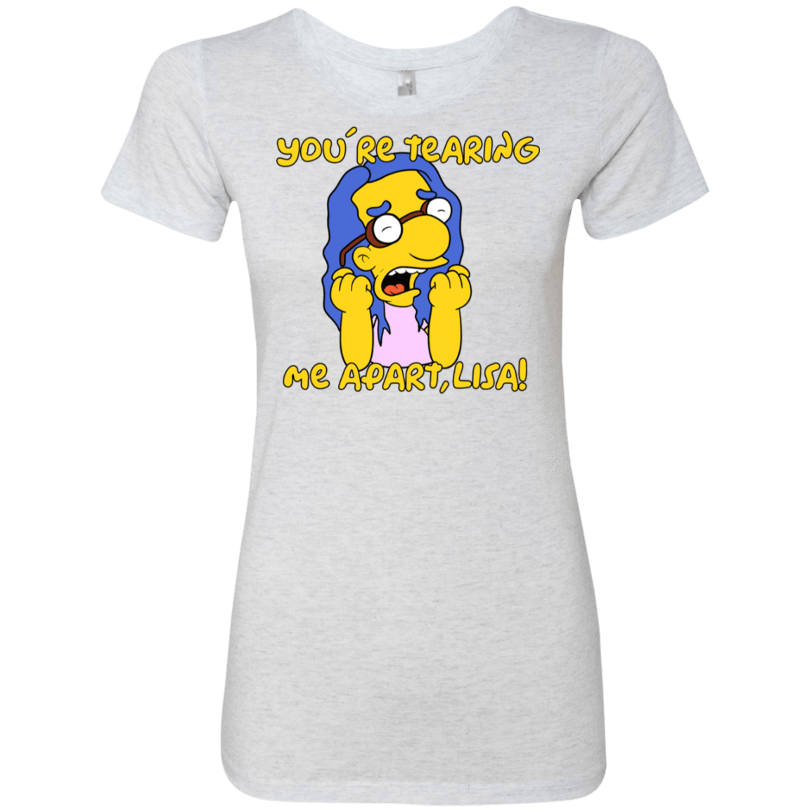 T-Shirts Heather White / S Milhouse Wiseau Women's Triblend T-Shirt