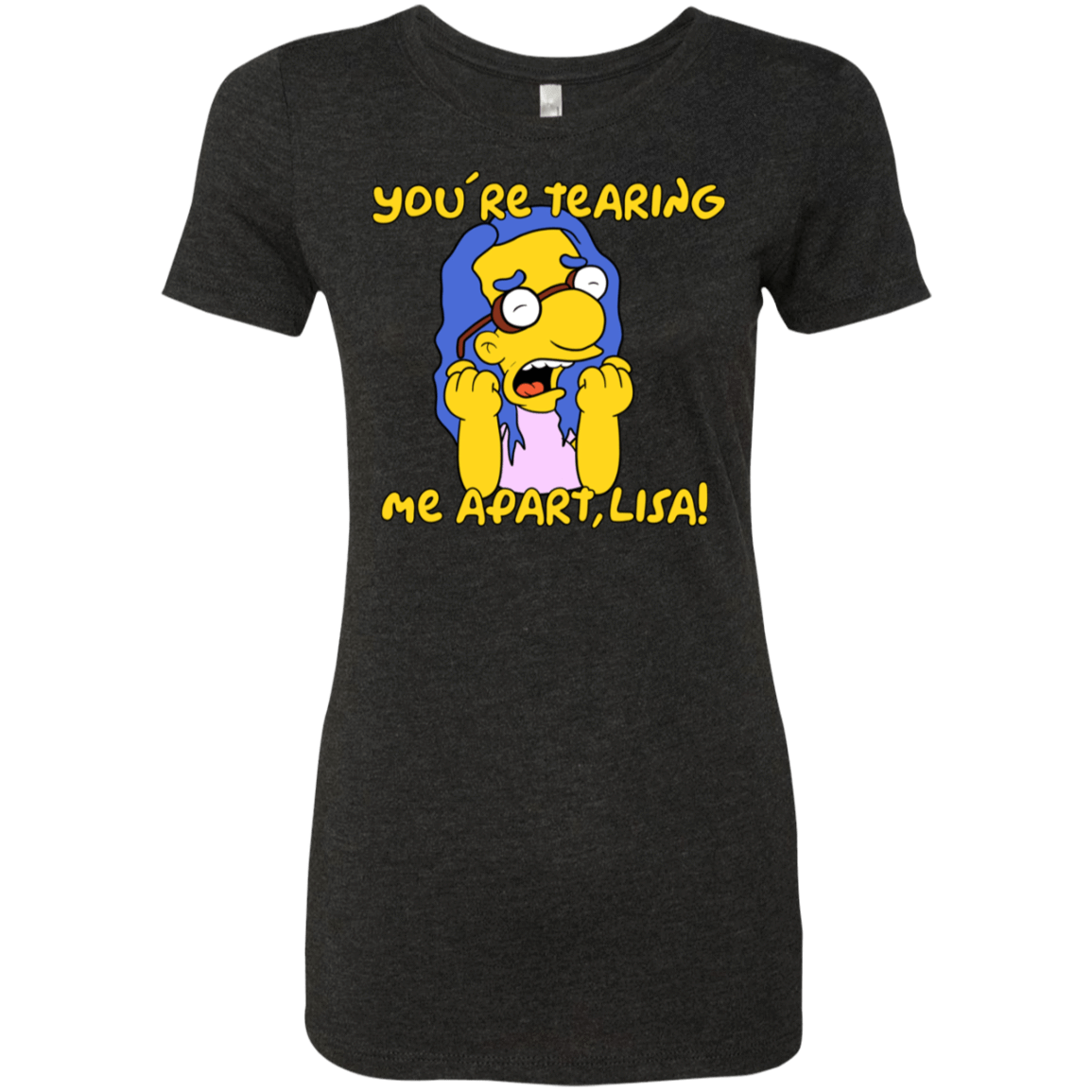 T-Shirts Vintage Black / S Milhouse Wiseau Women's Triblend T-Shirt