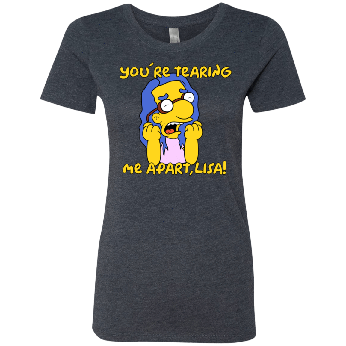 T-Shirts Vintage Navy / S Milhouse Wiseau Women's Triblend T-Shirt