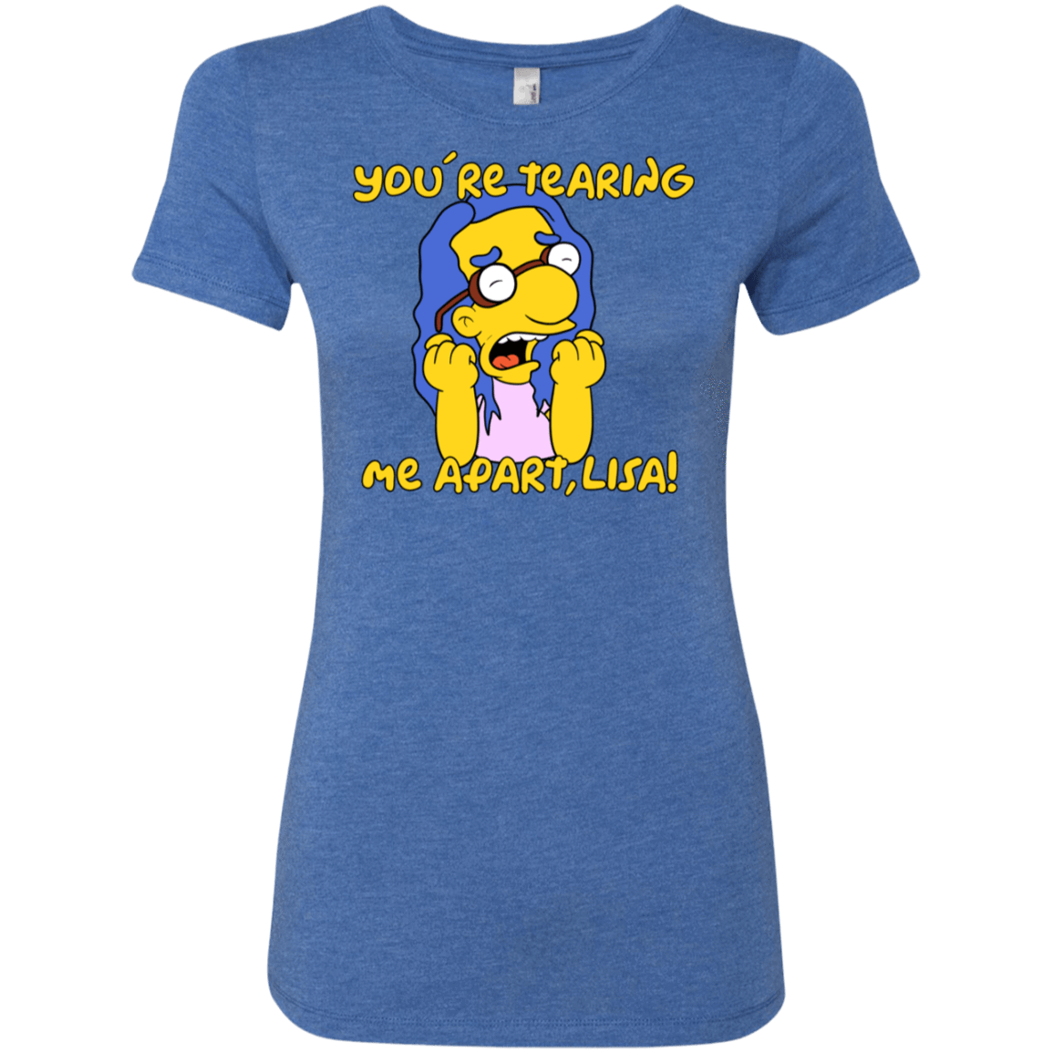 T-Shirts Vintage Royal / S Milhouse Wiseau Women's Triblend T-Shirt