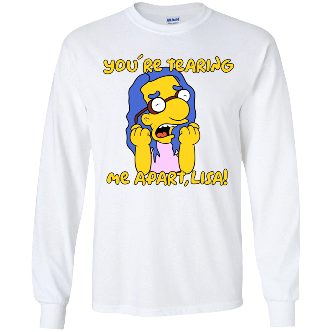 T-Shirts White / YS Milhouse Wiseau Youth Long Sleeve T-Shirt