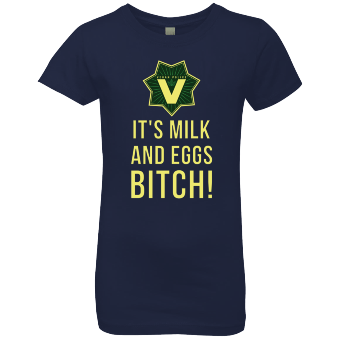 T-Shirts Midnight Navy / YXS Milk and Eggs Girls Premium T-Shirt