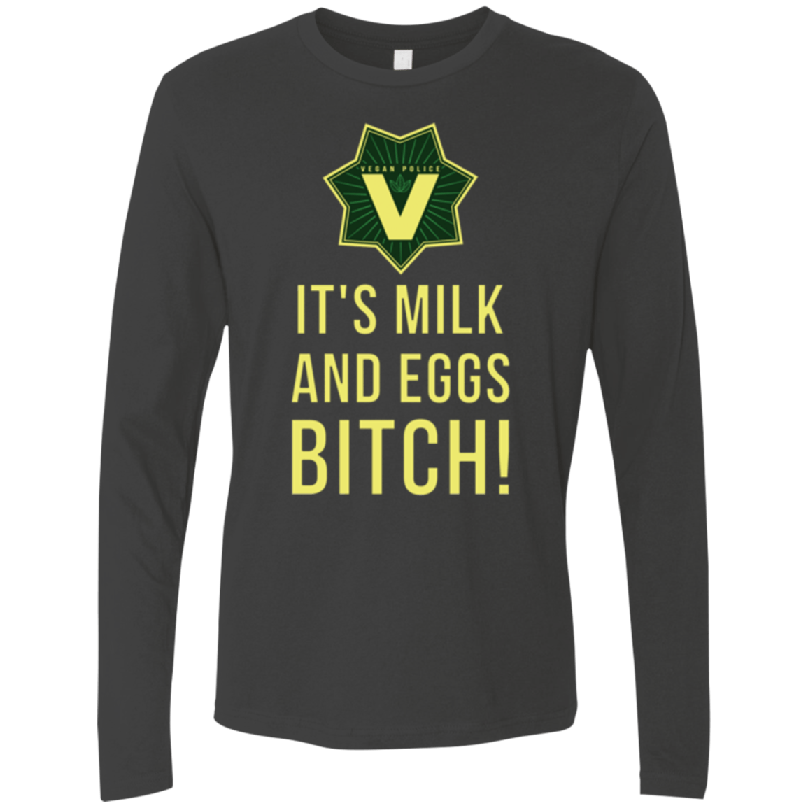 T-Shirts Heavy Metal / Small Milk and Eggs Men's Premium Long Sleeve