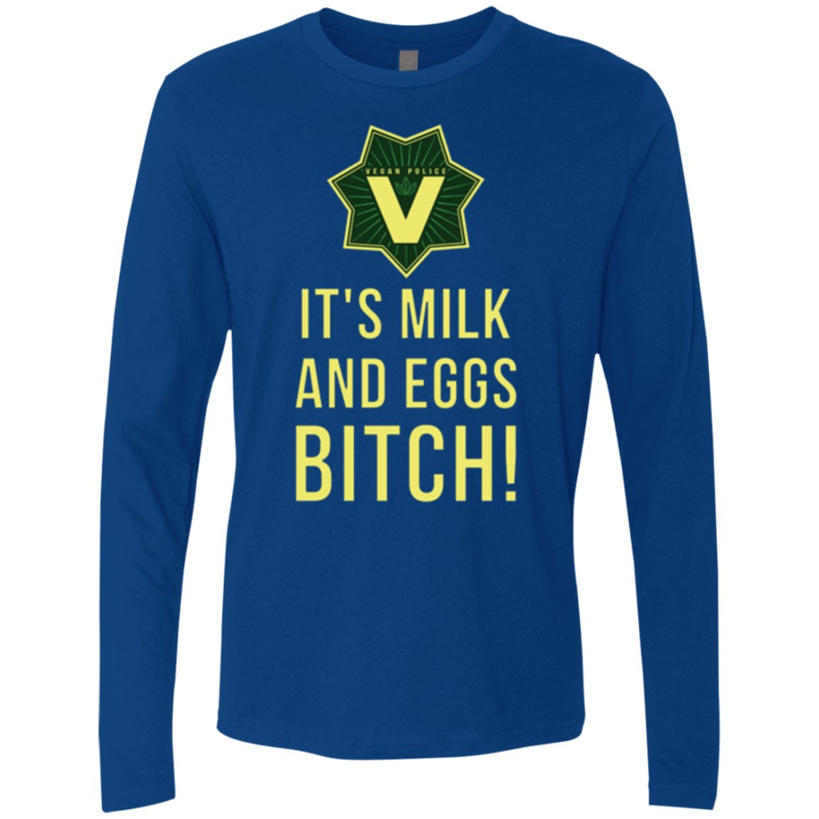 T-Shirts Royal / Small Milk and Eggs Men's Premium Long Sleeve