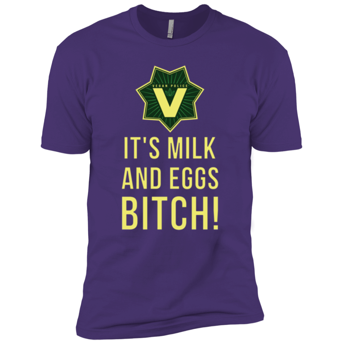 T-Shirts Purple / X-Small Milk and Eggs Men's Premium T-Shirt