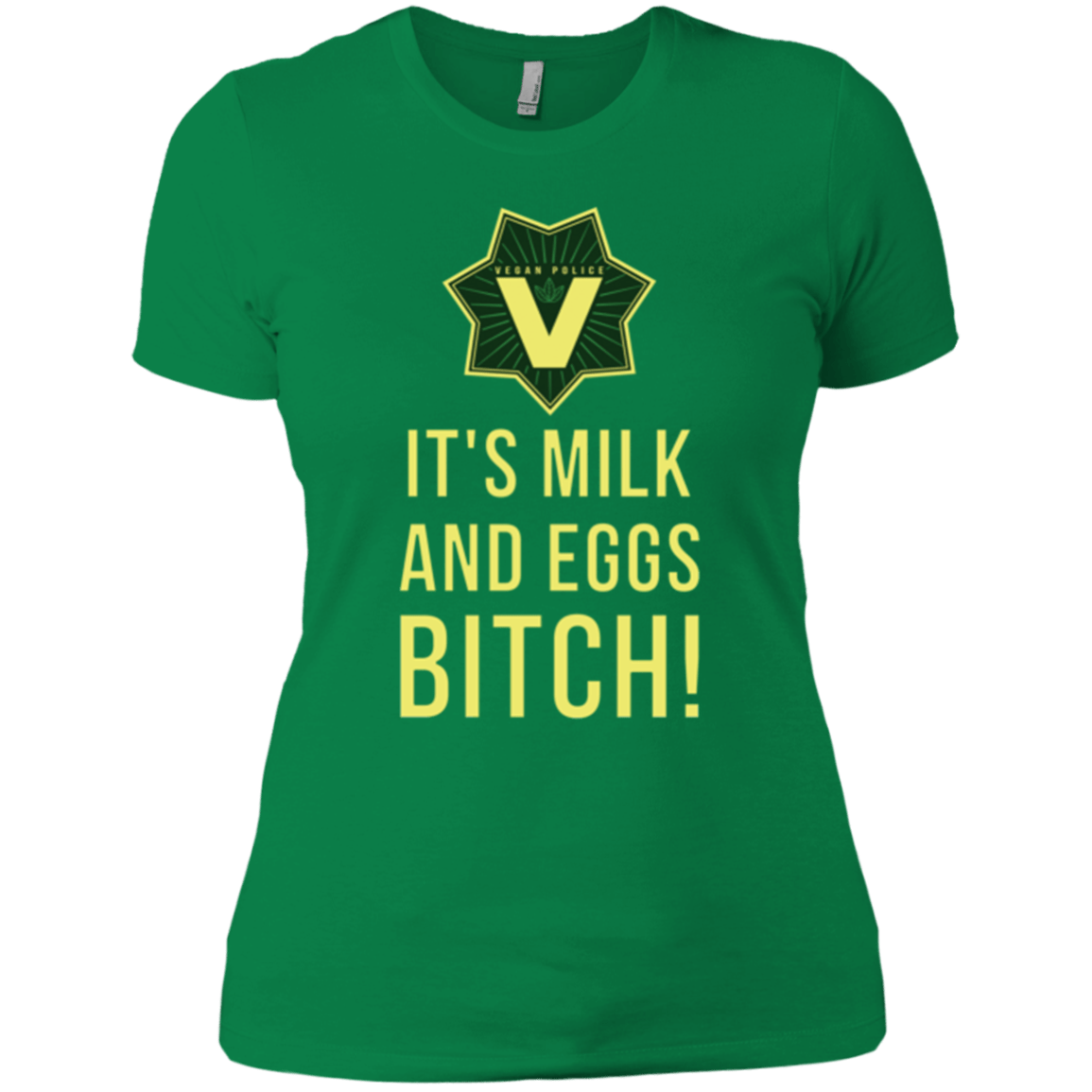 T-Shirts Kelly Green / X-Small Milk and Eggs Women's Premium T-Shirt