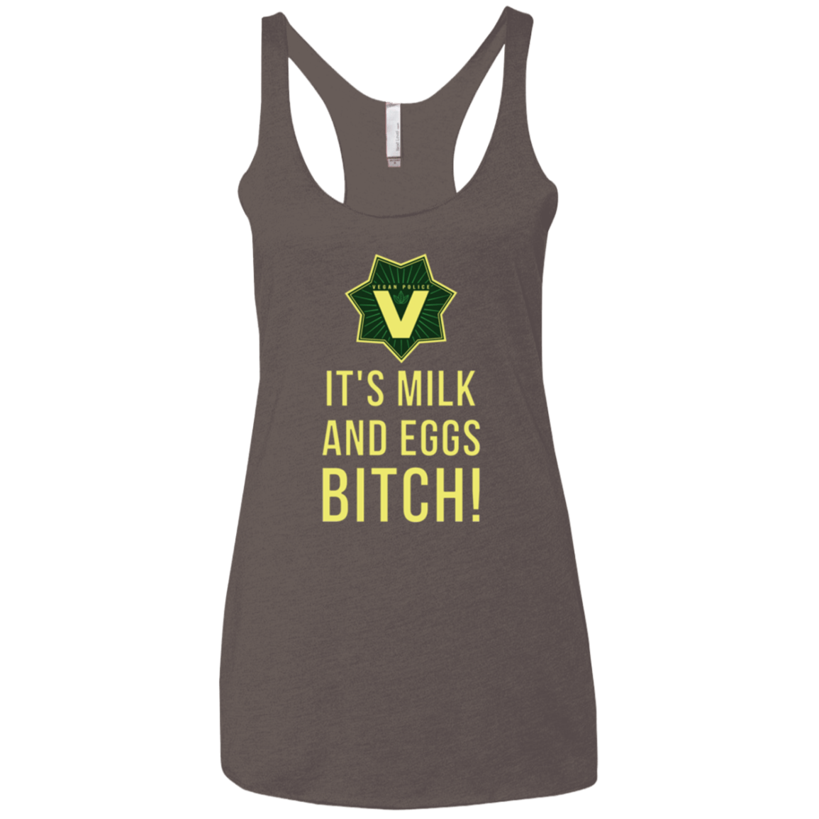 T-Shirts Macchiato / X-Small Milk and Eggs Women's Triblend Racerback Tank