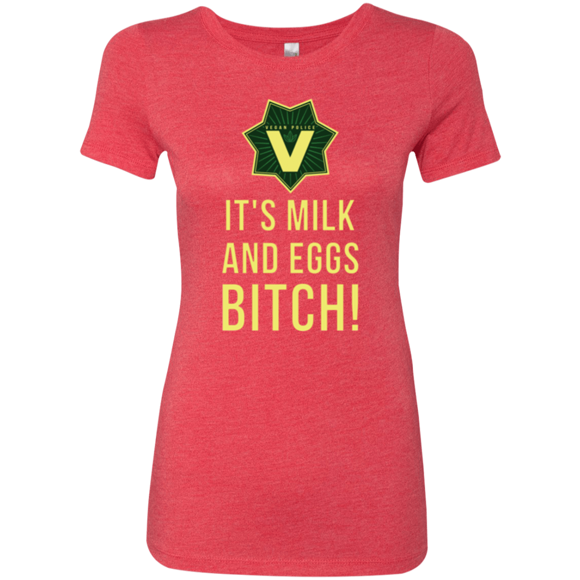 T-Shirts Vintage Red / Small Milk and Eggs Women's Triblend T-Shirt