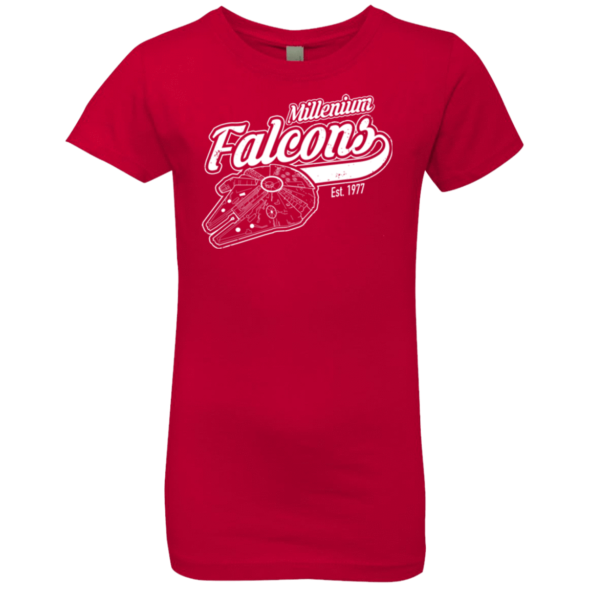 T-Shirts Red / YXS Millenium falcons Girls Premium T-Shirt