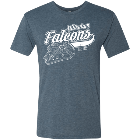 T-Shirts Indigo / Small Millenium falcons Men's Triblend T-Shirt