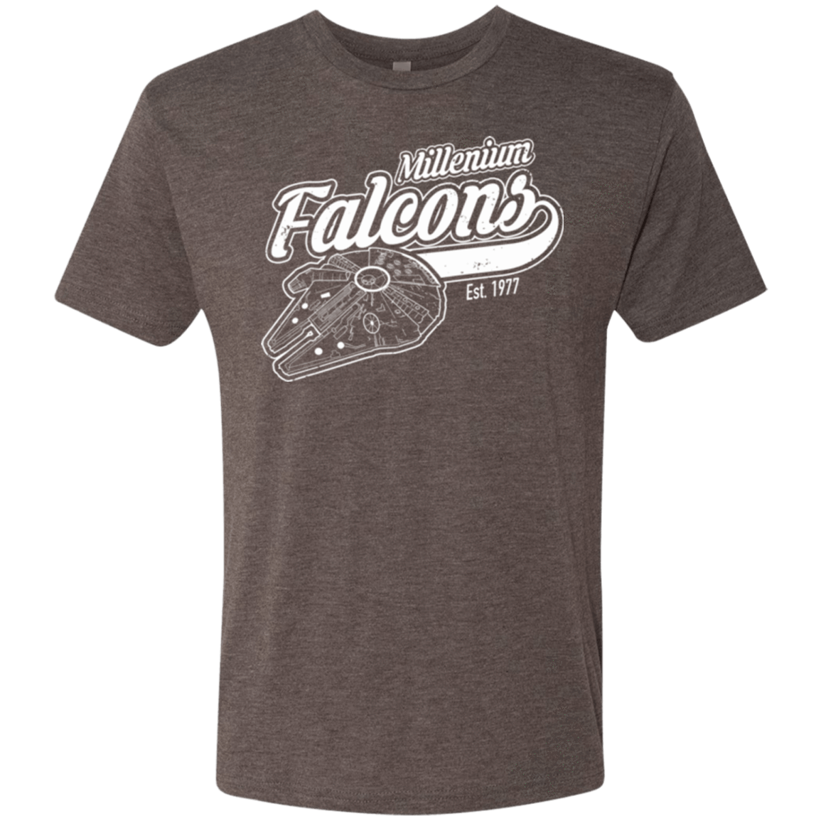 T-Shirts Macchiato / Small Millenium falcons Men's Triblend T-Shirt