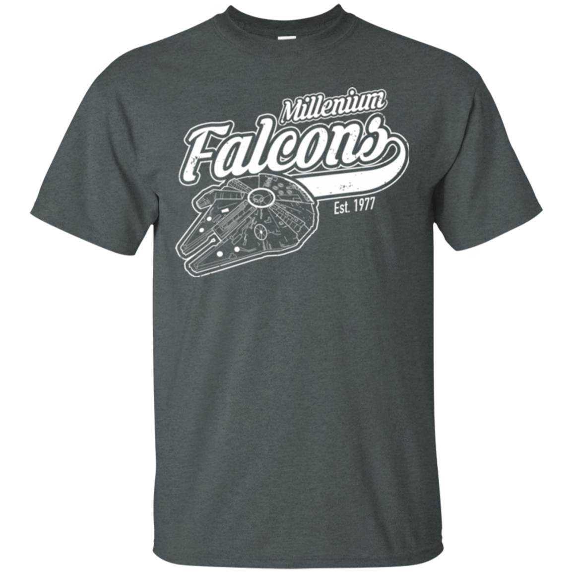 T-Shirts Dark Heather / Small Millenium falcons T-Shirt