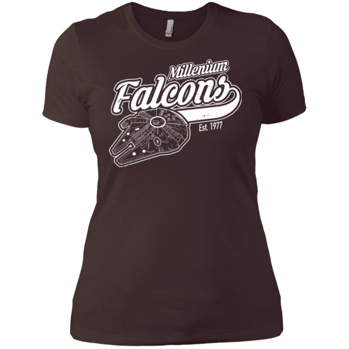 T-Shirts Dark Chocolate / X-Small Millenium falcons Women's Premium T-Shirt