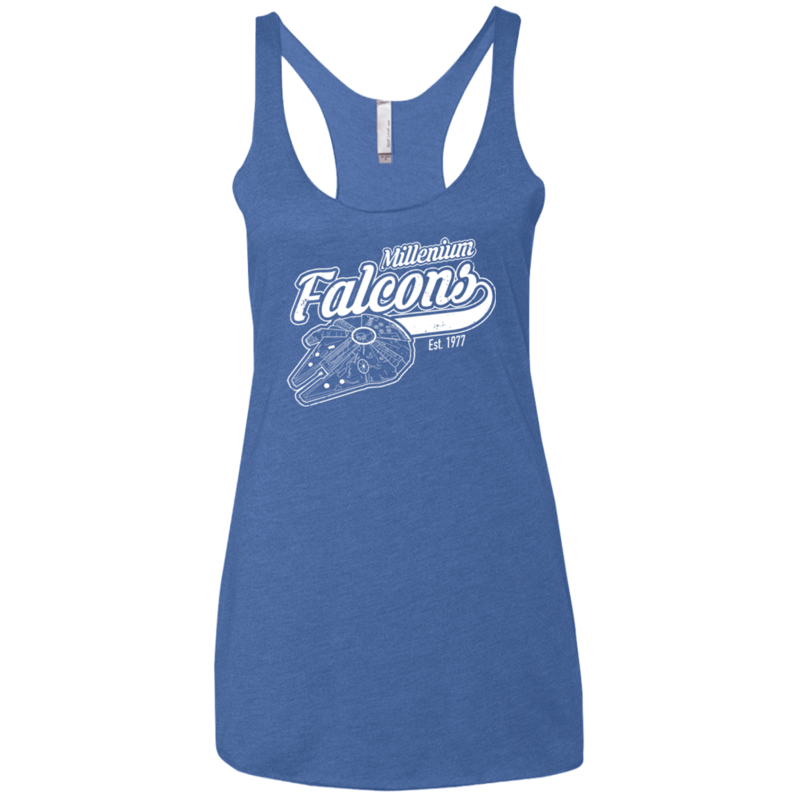 T-Shirts Vintage Royal / X-Small Millenium falcons Women's Triblend Racerback Tank