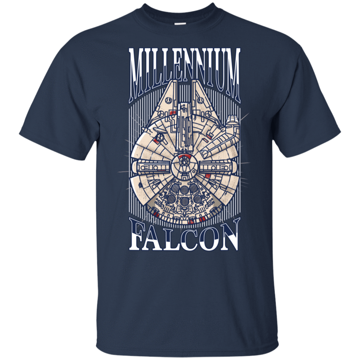 T-Shirts Navy / S Millennium Falcon T-Shirt