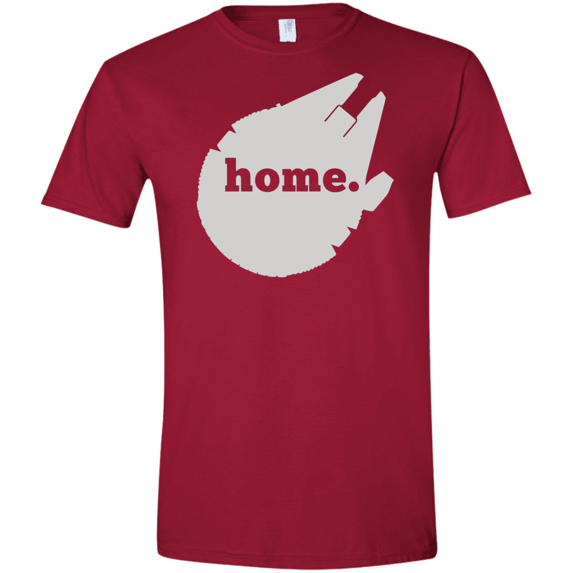 T-Shirts Cardinal Red / S Millennium Home Men's Semi-Fitted Softstyle