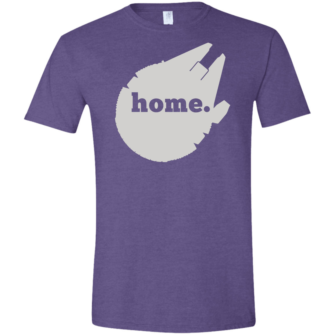 T-Shirts Heather Purple / S Millennium Home Men's Semi-Fitted Softstyle