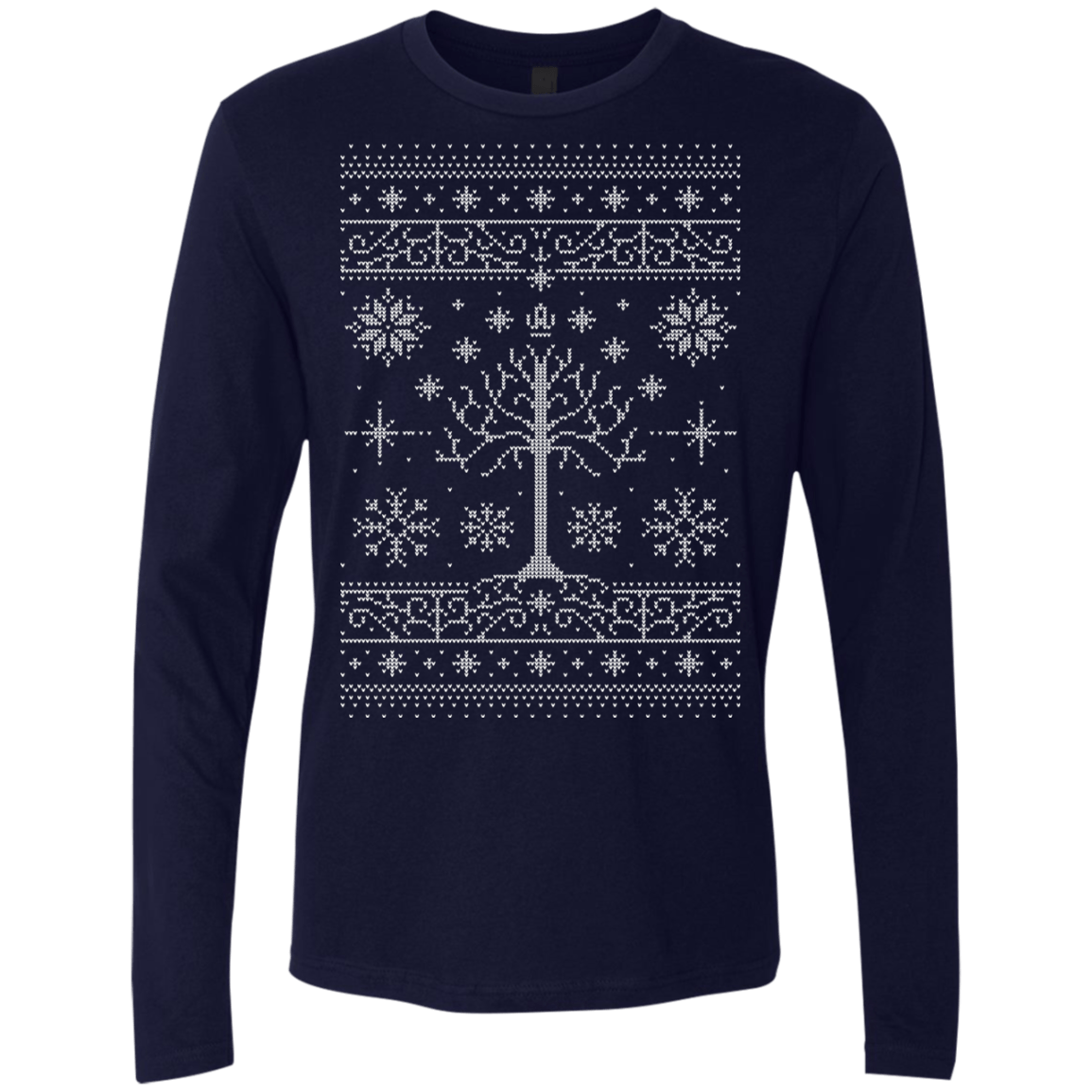 T-Shirts Midnight Navy / Small Minas Christmas Men's Premium Long Sleeve