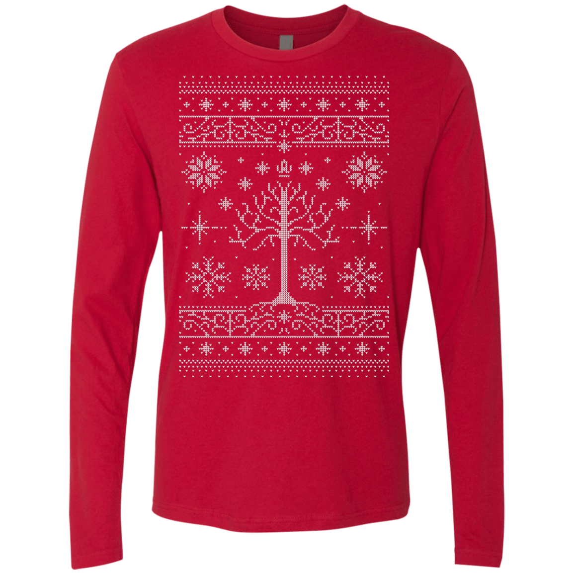 T-Shirts Red / Small Minas Christmas Men's Premium Long Sleeve