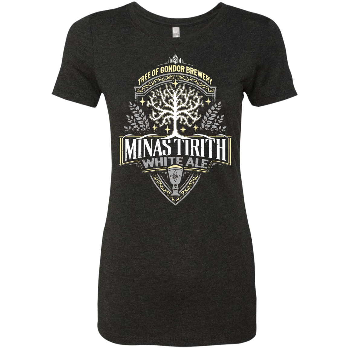 T-Shirts Vintage Black / S Minas Tirith Women's Triblend T-Shirt