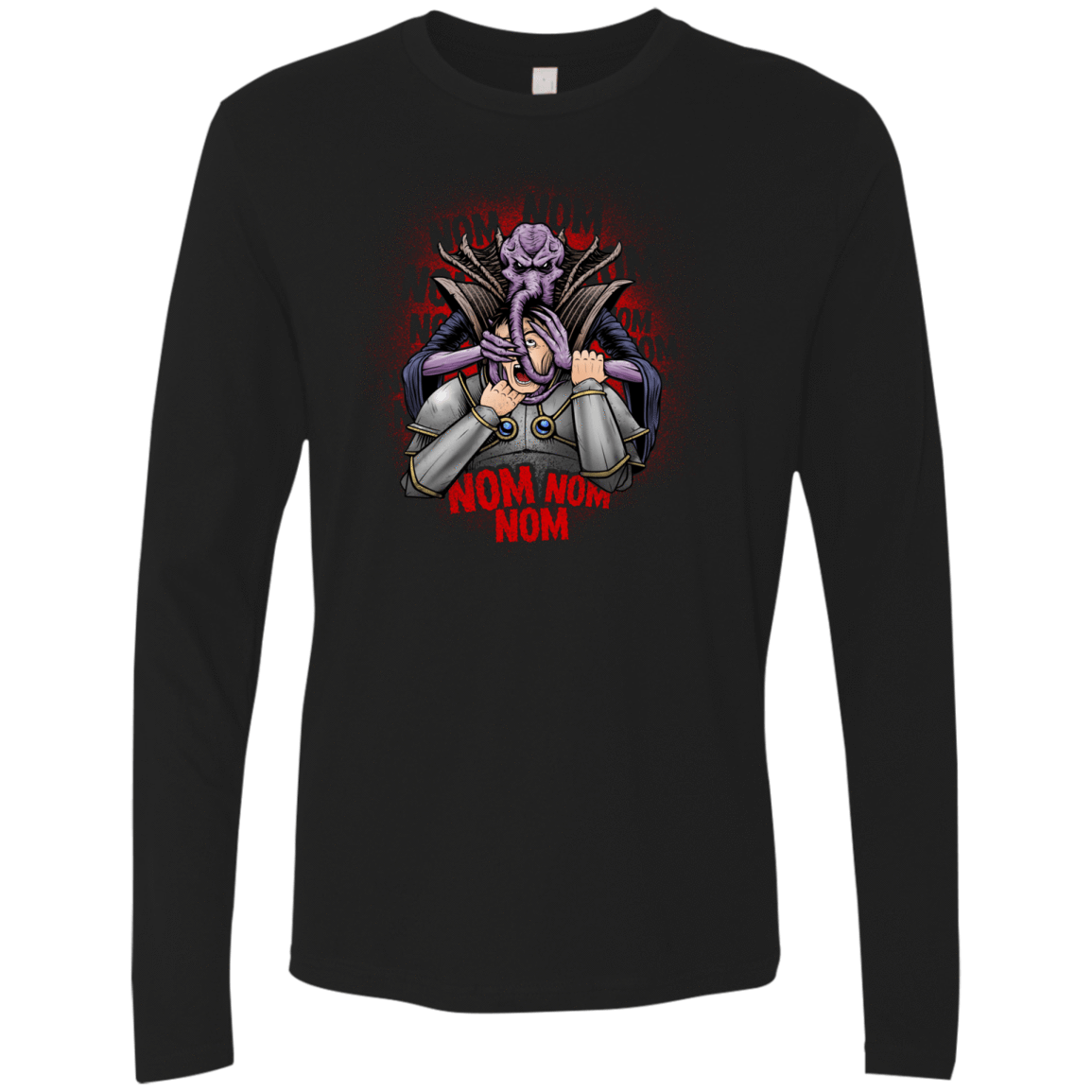 T-Shirts Black / S Mind Flayer Men's Premium Long Sleeve