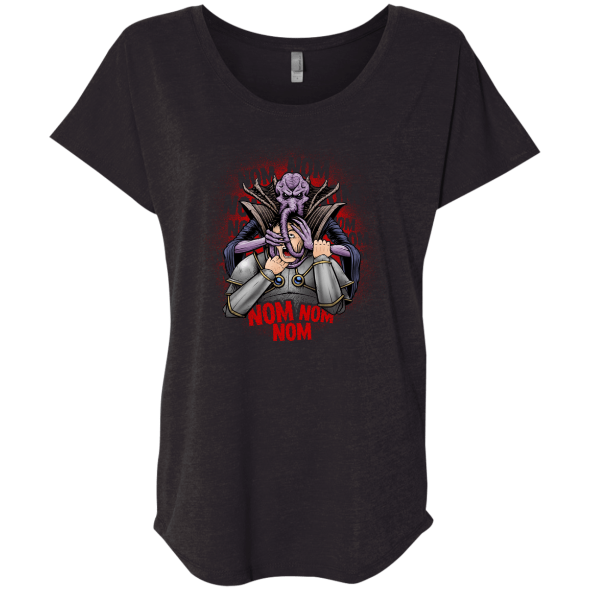 T-Shirts Vintage Black / X-Small Mind Flayer Triblend Dolman Sleeve