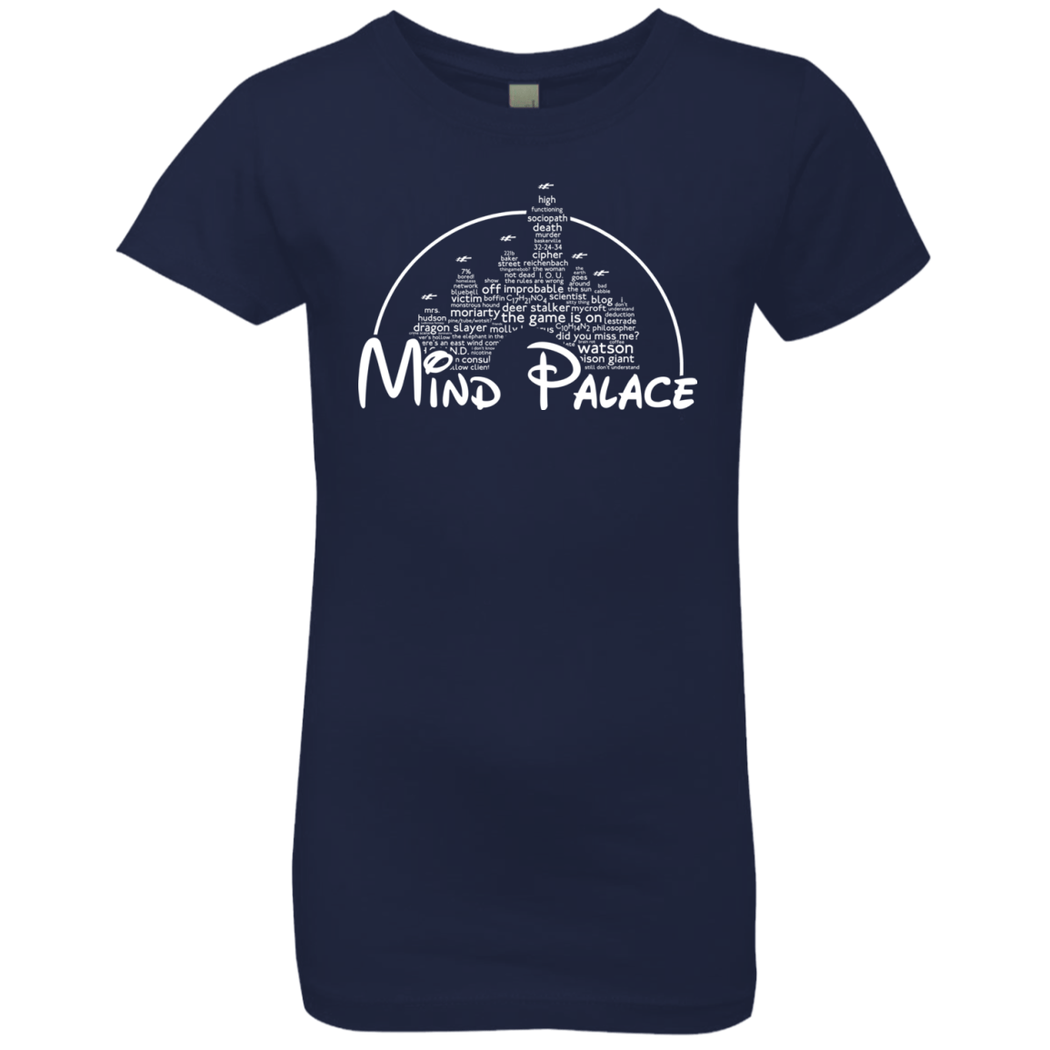 T-Shirts Midnight Navy / YXS Mind Palace Girls Premium T-Shirt