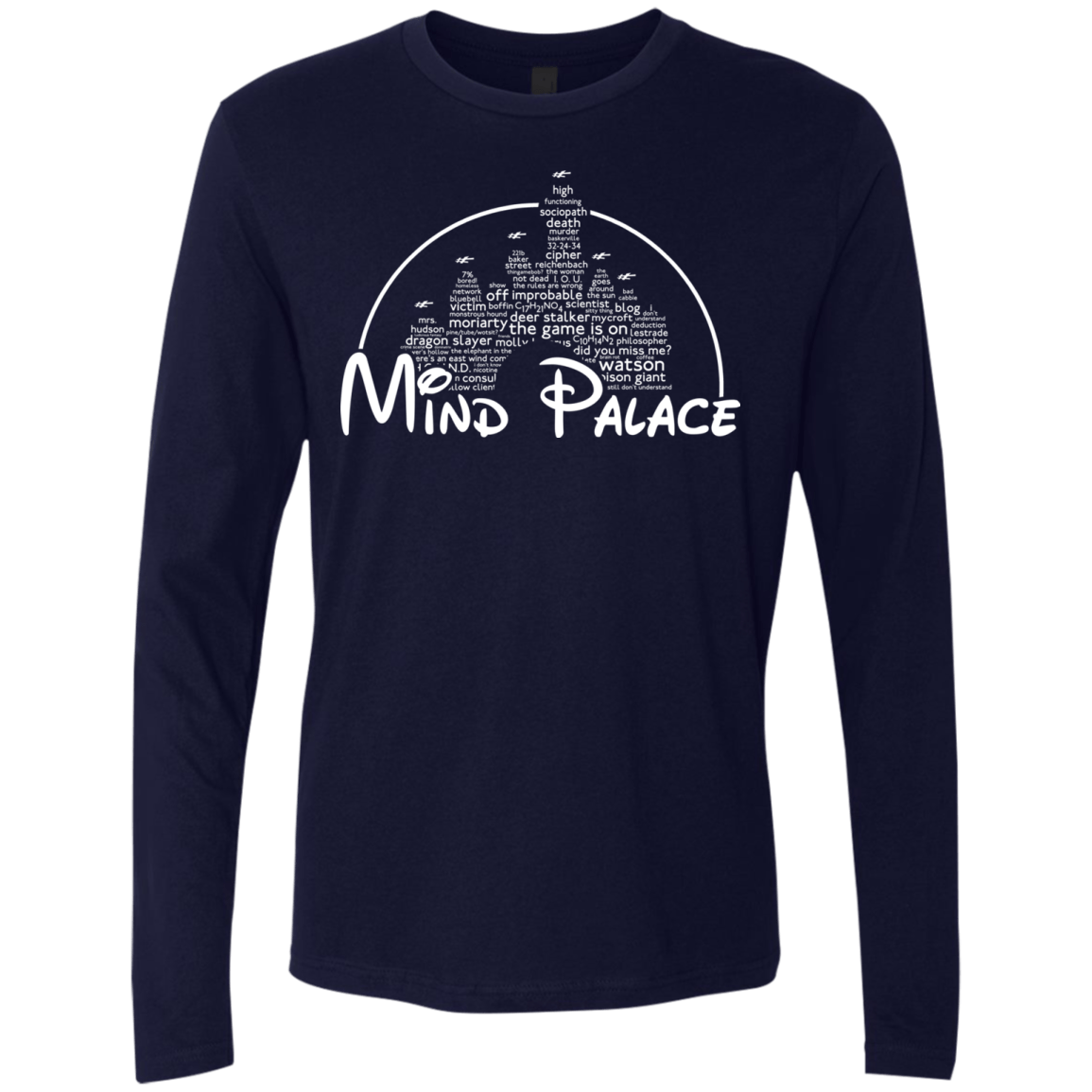 T-Shirts Midnight Navy / Small Mind Palace Men's Premium Long Sleeve
