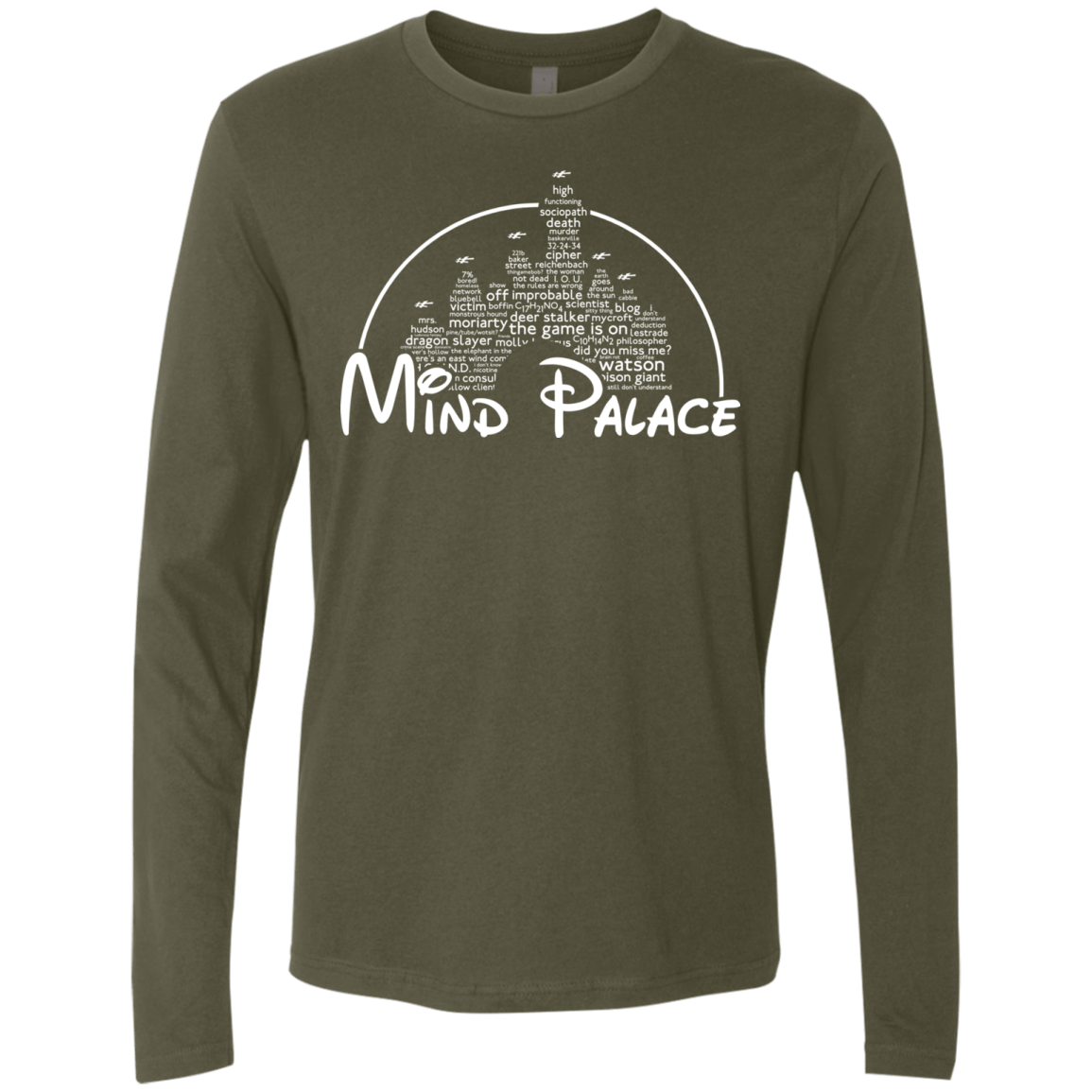 T-Shirts Military Green / Small Mind Palace Men's Premium Long Sleeve