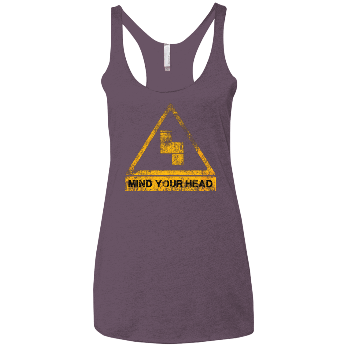 T-Shirts Vintage Purple / X-Small MIND YOUR HEAD Women's Triblend Racerback Tank